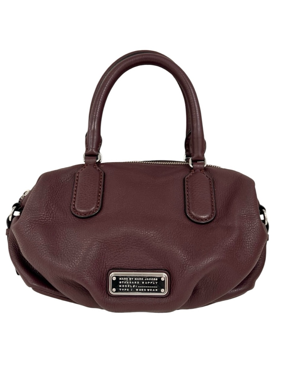 Marc by Marc Jacobs  Q Legend Satchel Pebbled Leather Bag